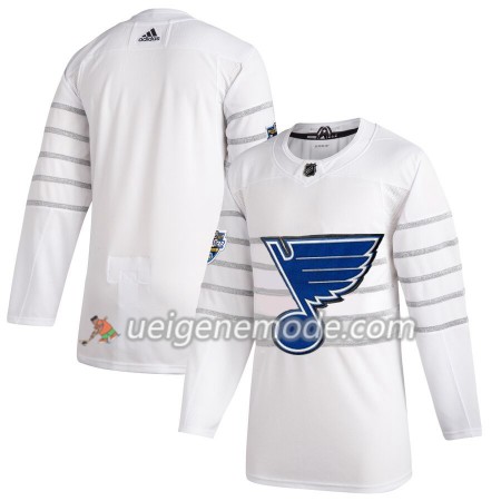 Herren St. Louis Blues Trikot Blank Weiß Adidas 2020 NHL All-Star Authentic
